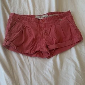 Pink A&F shorts